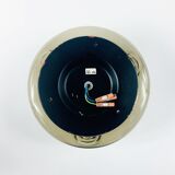 Large Space Age 'Wave' Model Glass Flush Mount by Koch & Lowy for Peill&Putzler, Germany, 1960s/70s
