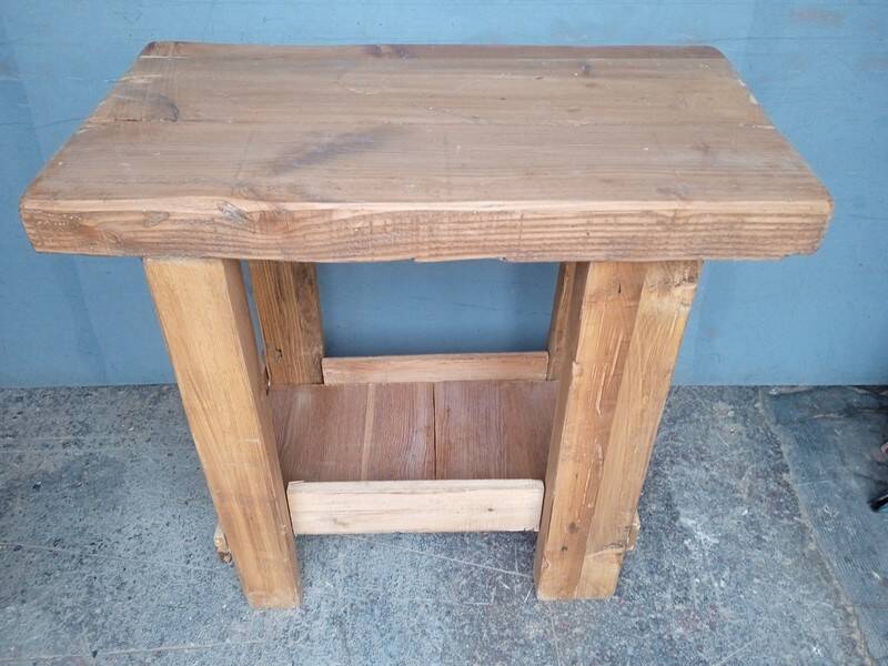 Workbench 90cm old solid wood