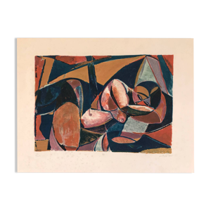 Nu,1945, lithographie - jean