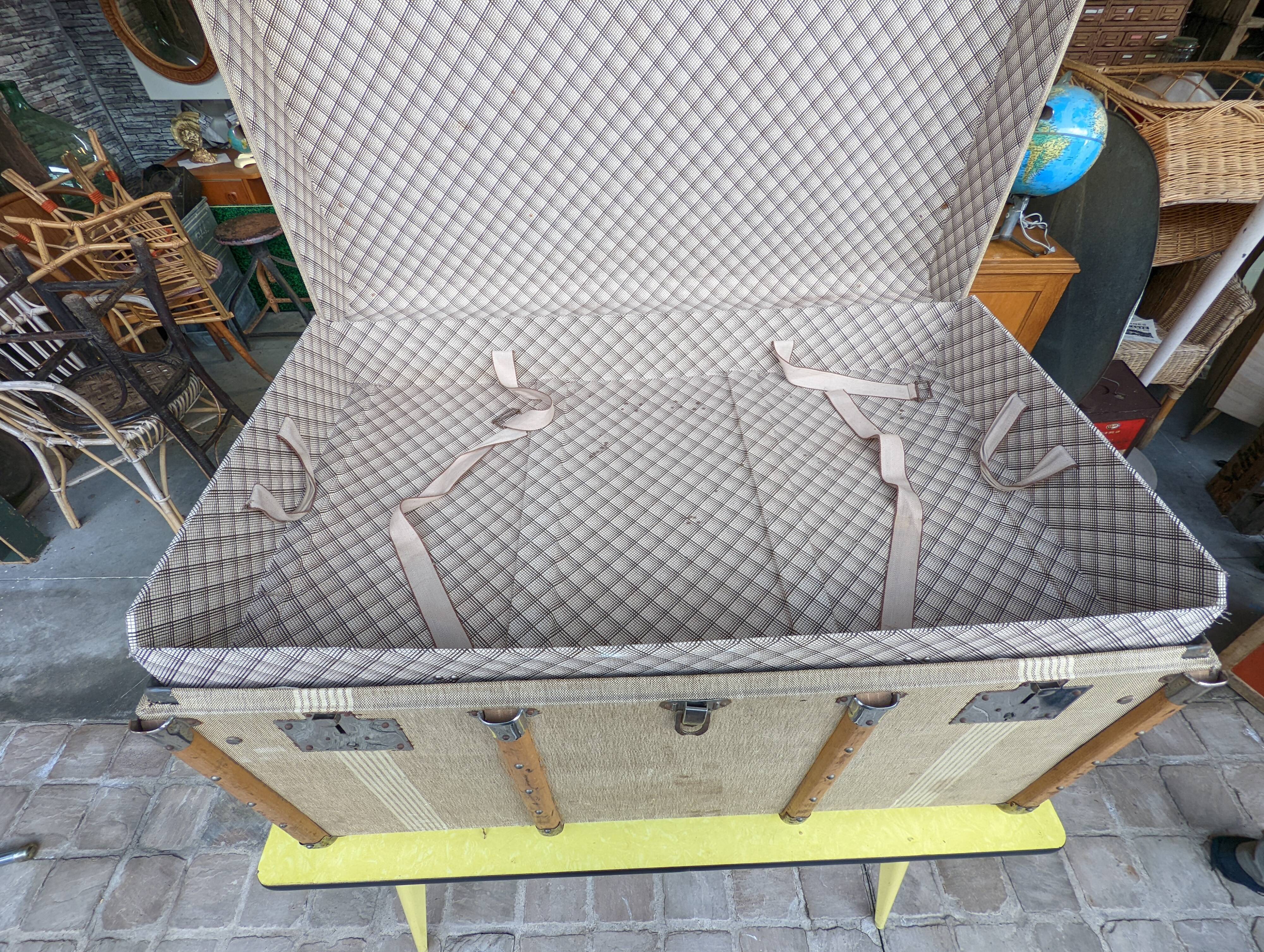 Vintage SNCF storage trunk