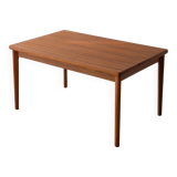 Dining table in teak by Henning Kjaernulf for Vejle Stole Møbelfabrik, Denmark, c. 1960s