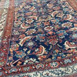 Tapis ancien persan kurde fait main 135x276 cm