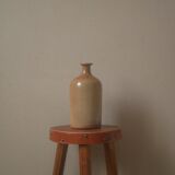 Vintage stoneware vase handmade pottery ceramic soliflore slow Scandinavian country decoration