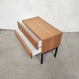 Pair of bedside feet metal, 1960