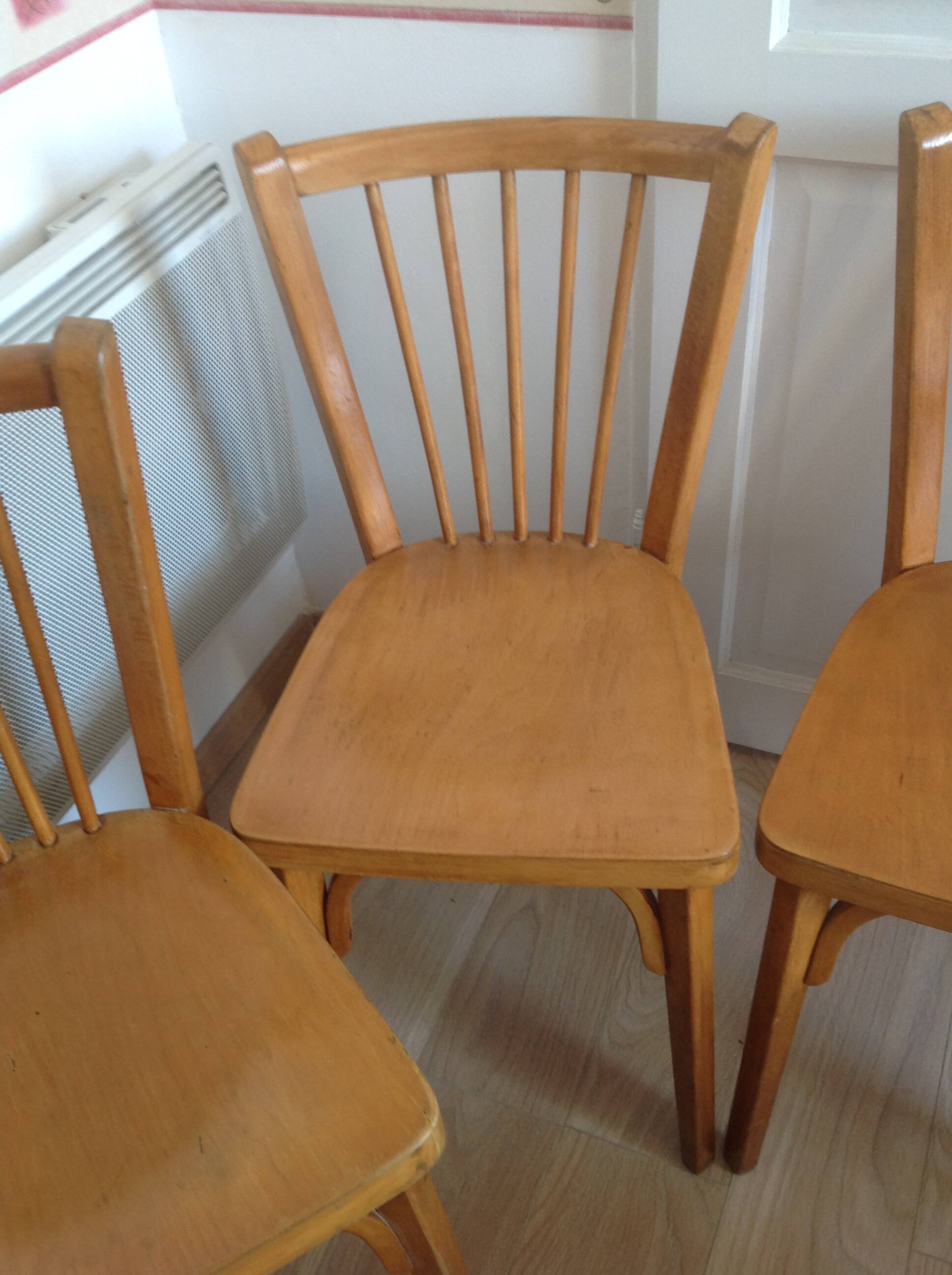 4 vintage Baumann chairs