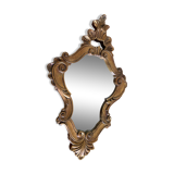 Golden mirror 28x44cm