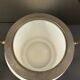 Antique white opaline glass candy dish, early 20th century