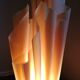 Pink Athena lamp by Georgia Jacob, resin and marble H54