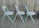 Series of 3 751 model folding chairs from Thonet