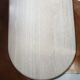 Table basse vintage en travertin