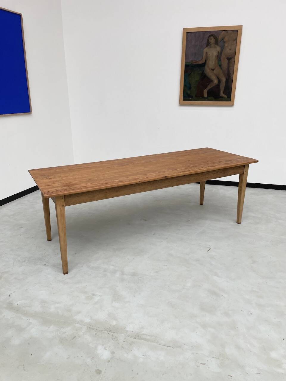 Pine and oak farmhouse table 220 cm