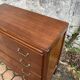 Vintage commode with tapered legs