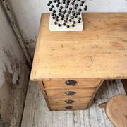 Bureau pin meuble atelier 1950