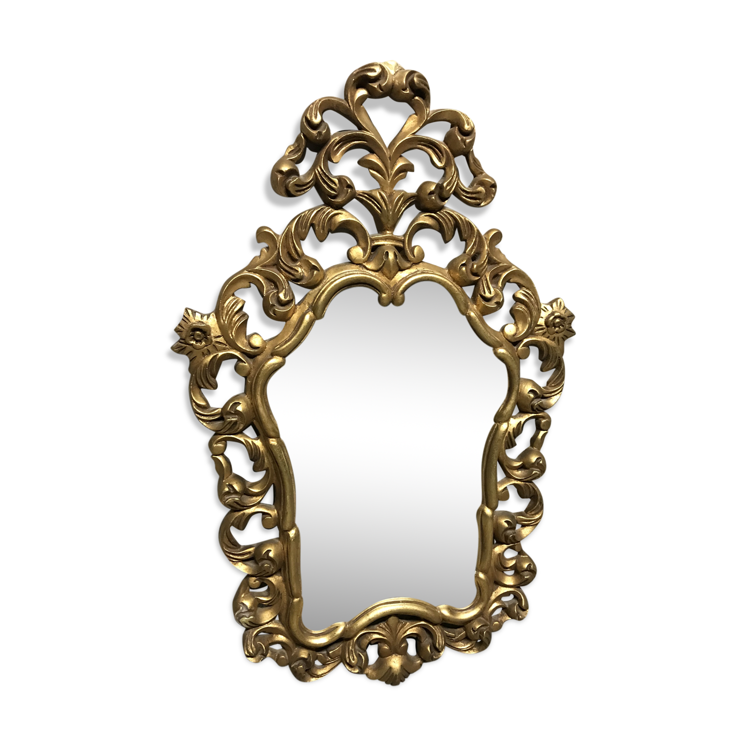 Rococo gold mirror 65x100cm