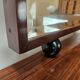 Exclusive 1940s Art Decò sideboard in walnut burl with mirror