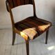 Fauteuil Baumann laine et bois