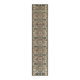 Vintage Handmade Turkish Wool Narrow Runner Rug for Hallway Decor
