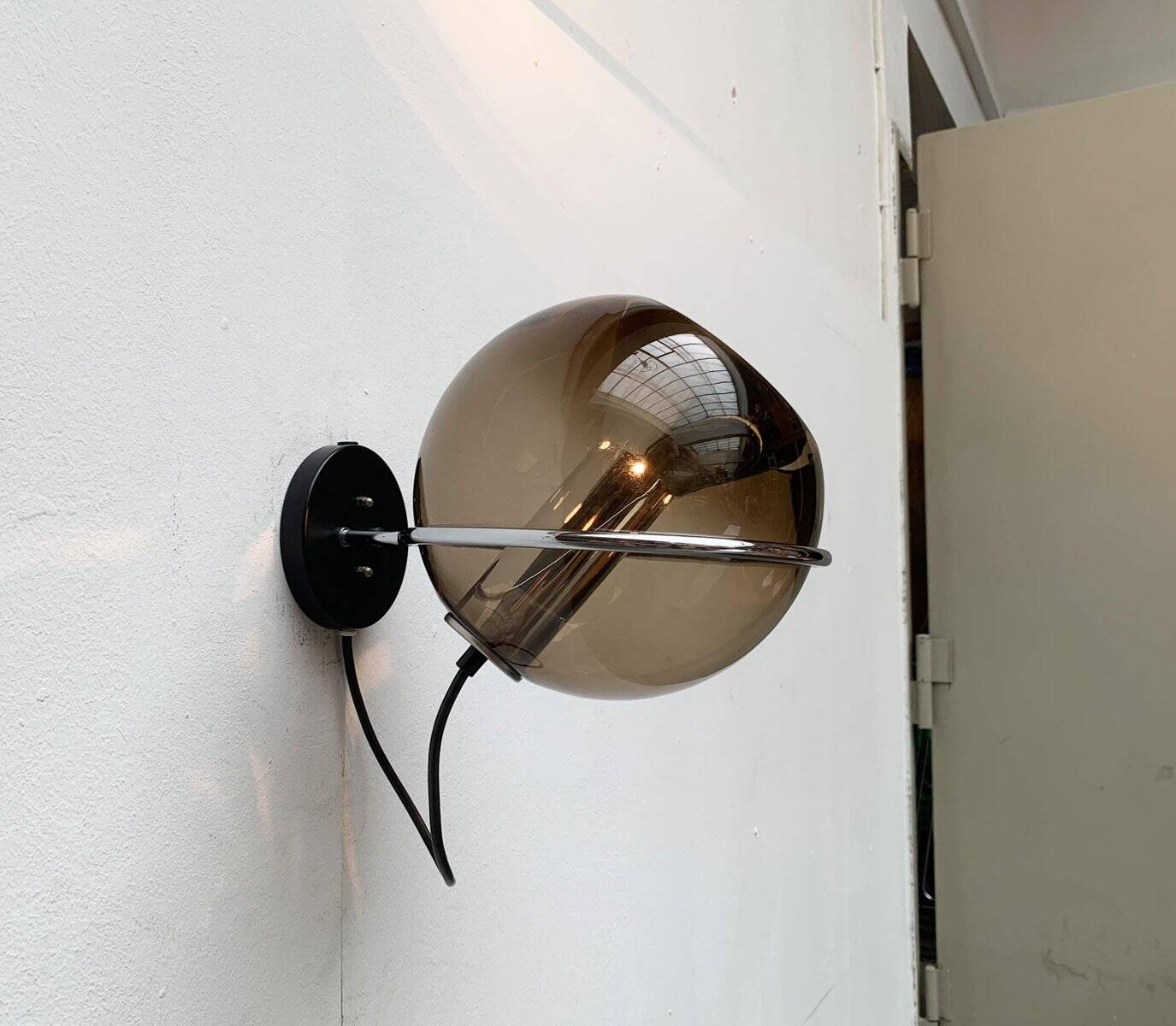 Neo-retro wall sconces from the Dutch space age by Frank Ligtelijn for Raak, set of 2.