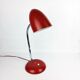 Vintage lamp red metal 1950