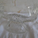 Glass candlestick