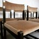Oak dining chairs by Emiel Veranneman for Decoene Belgium