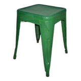 Perforated Metal Industrial Stool, Andriot for Tolix, France