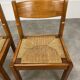 Paire de chaises maison Regain en orme et paille