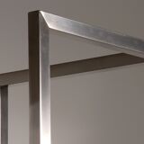 Peter Ghyczy 1970 corner cabinet – iconic stainless steel & aluminum model R16