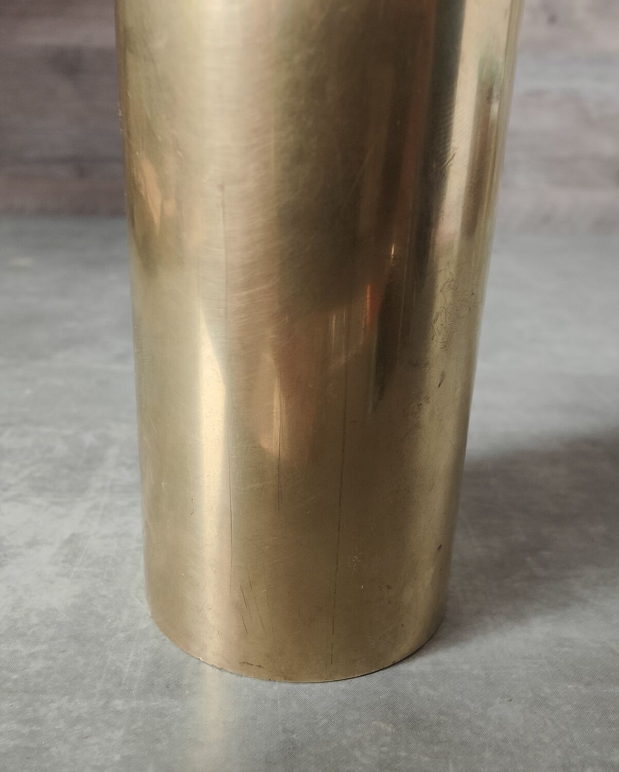 Brass candle holder