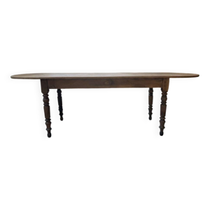 Table de ferme ovale