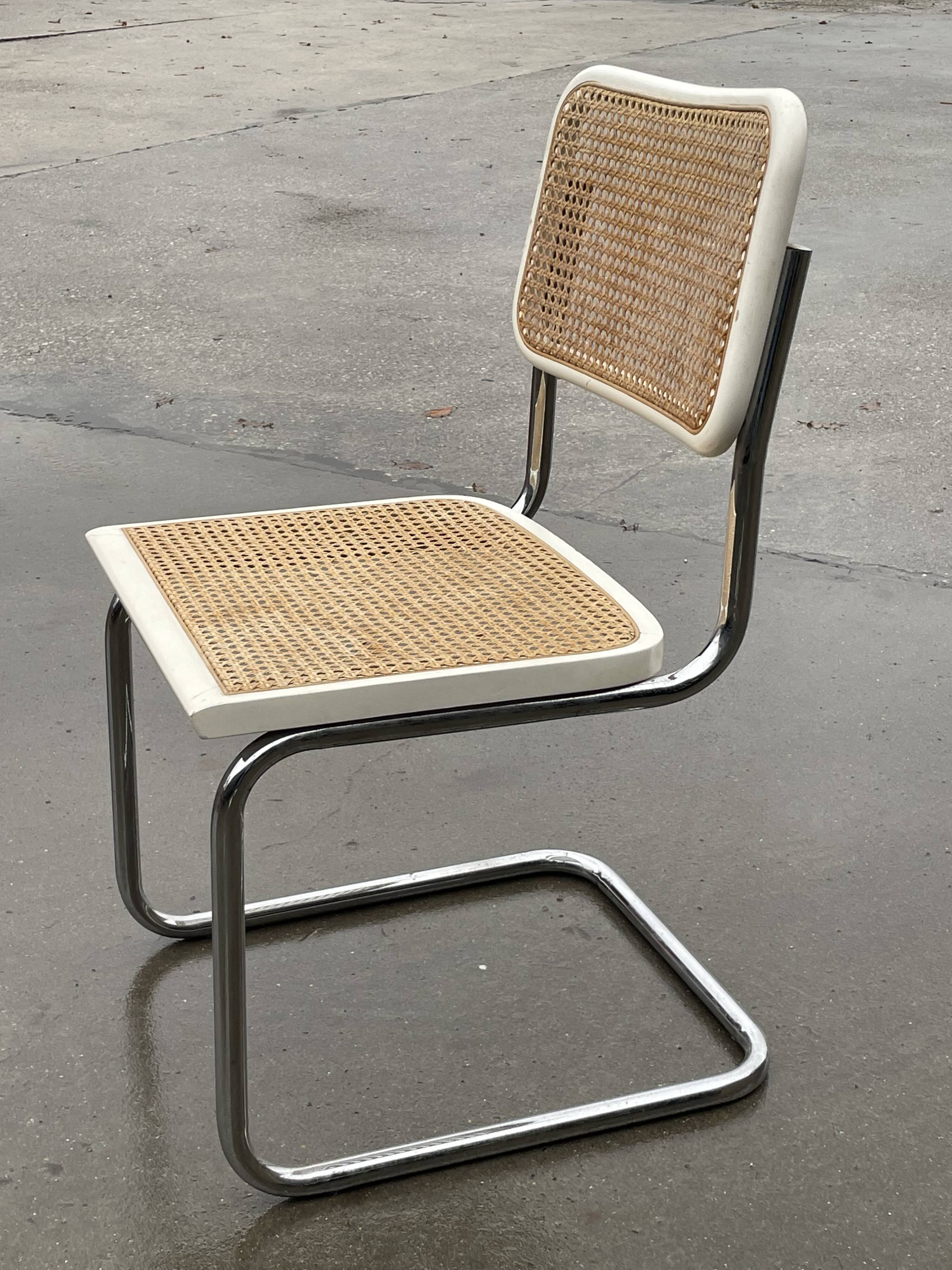 Cesca design chair b32 model in chrome