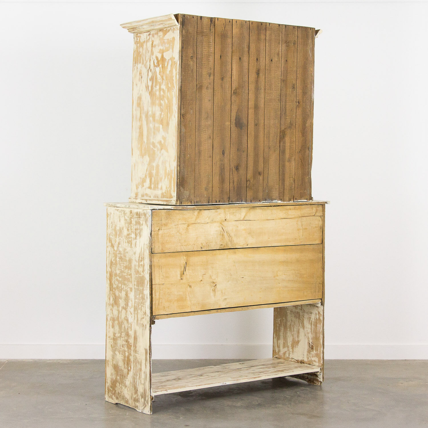 Antique cupboard vitrine