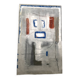 Grey abstract painting