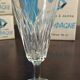Service of 36 stemmed glasses complete, VMC Crystal, Reims, 1960s.