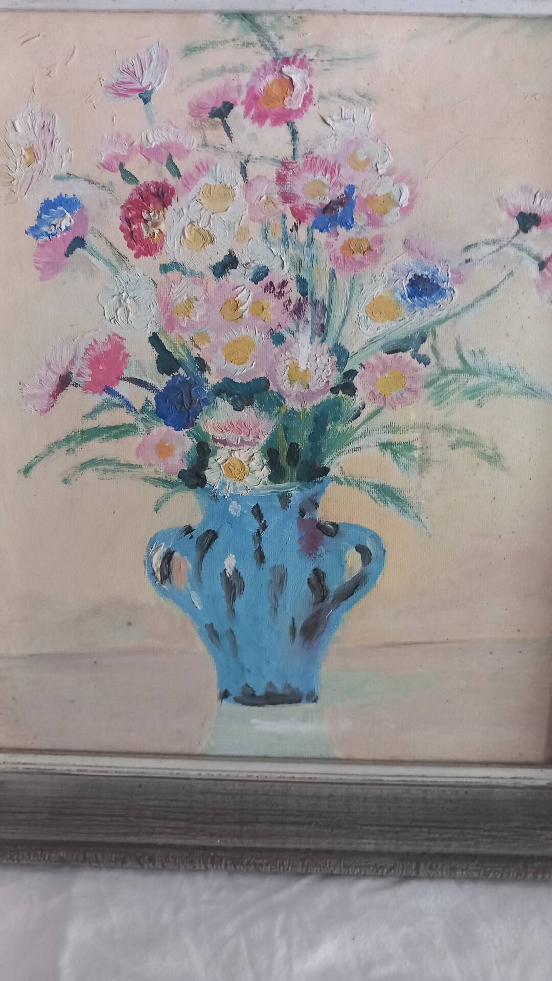 Vintage Still Life – Flower Bouquet - Daler Board Panel 1950