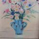 Vintage Still Life – Flower Bouquet - Daler Board Panel 1950