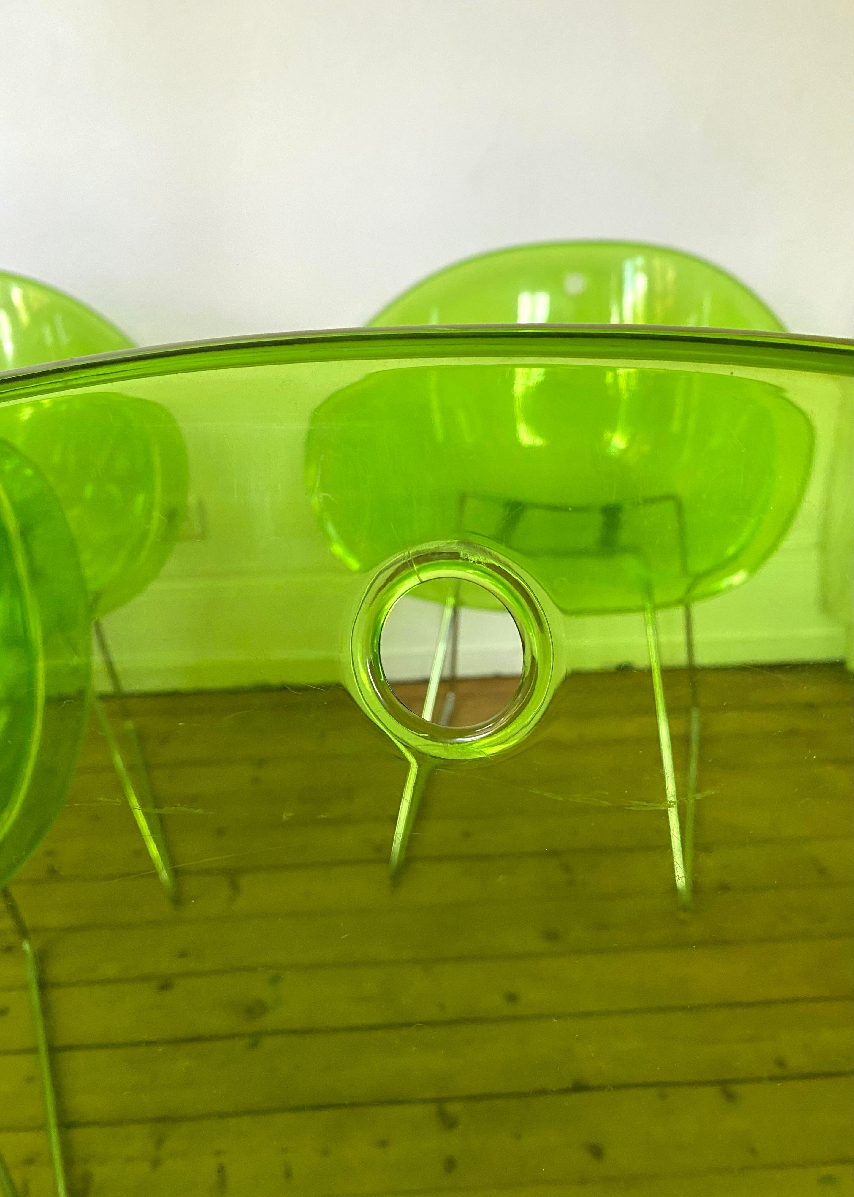 Set of 4 Pedrali design chairs