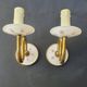 Pair of vintage wall candle holders