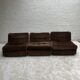3 amantas in brown corduroy by Mario Belinni for B&B Italia