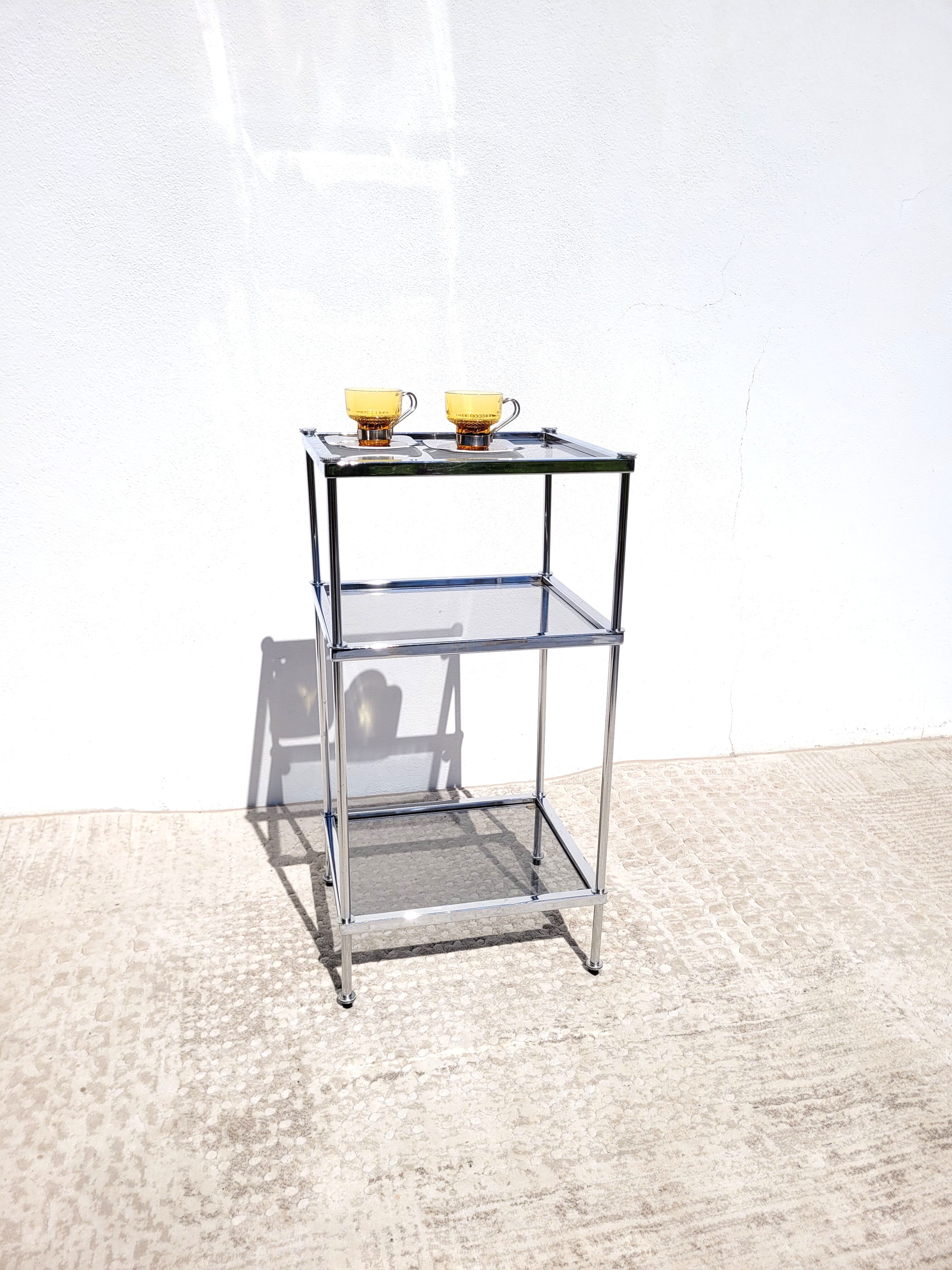 Console harness shelf chrome