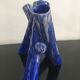 Blue vase ceramic soliflore