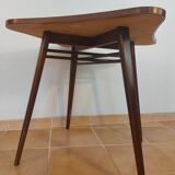 Beech side table by Česky Nabytek, Czech 1960s