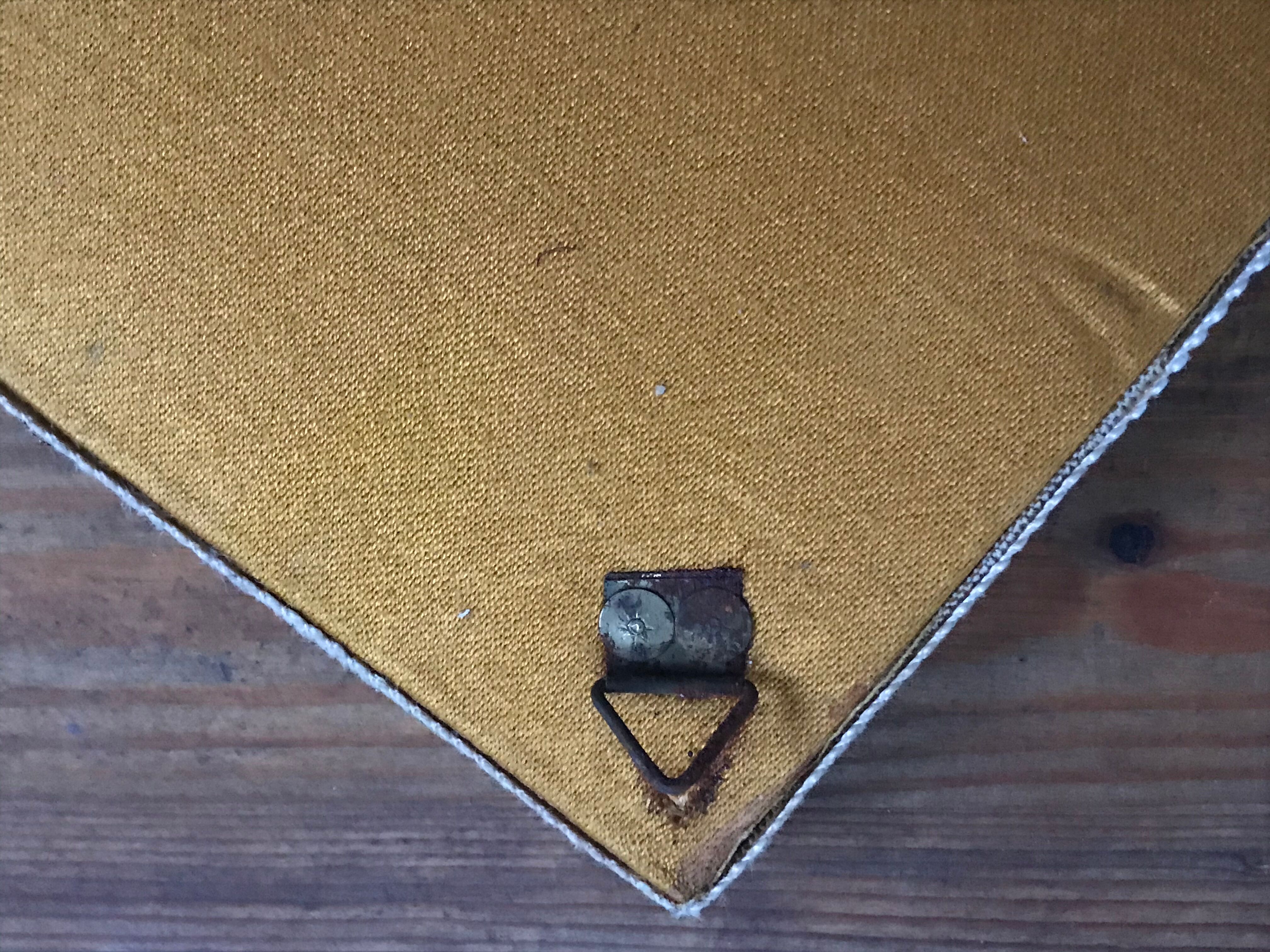 Vintage velvet mirror 31x31