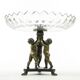 R8X Large figurative platter with cherubs in Art Nouveau style