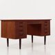 Bureau en teck, design danois, années 1970, production : Danemark