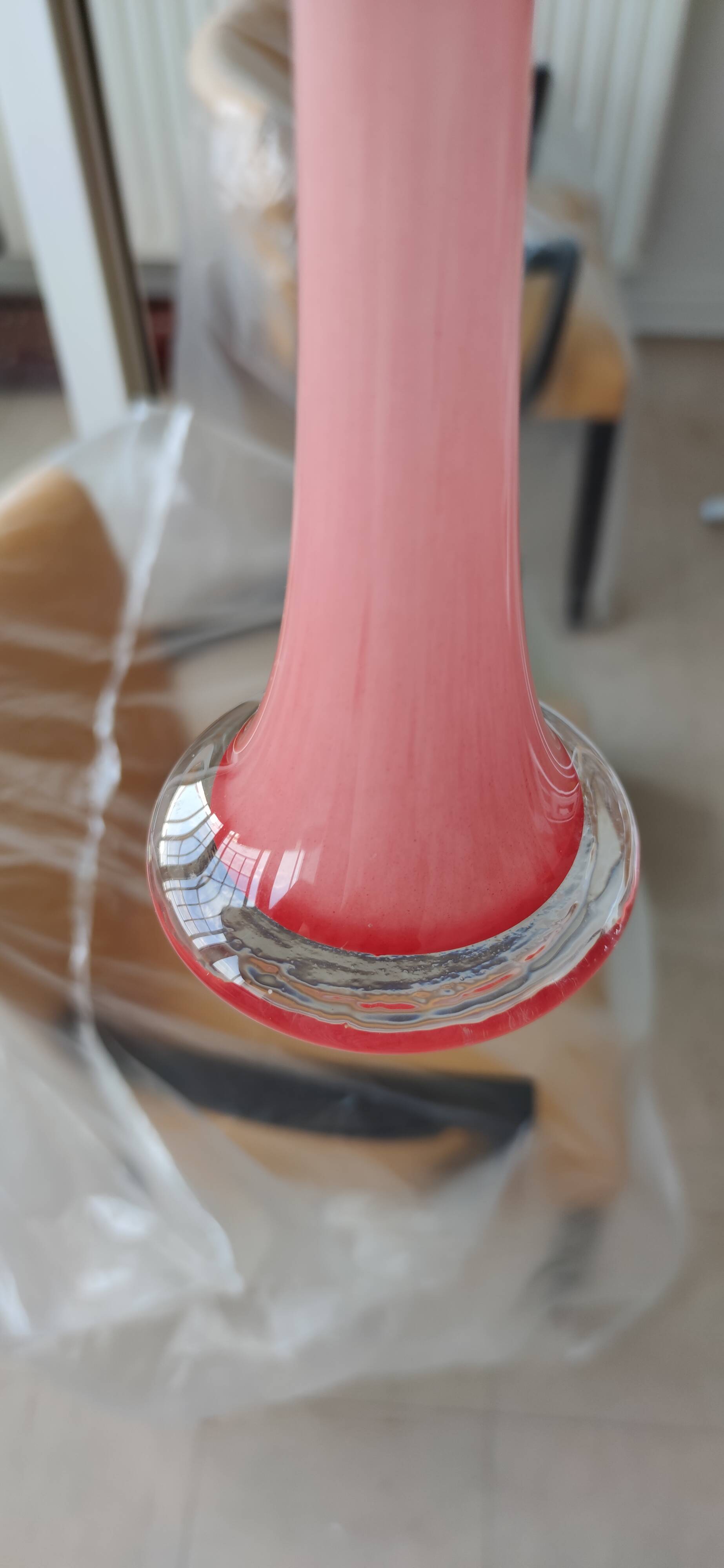 Vintage vase italian h 41 cm