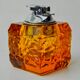 Orange ice lighter by Antonio Imperatore, murano glass, Italy, 1970