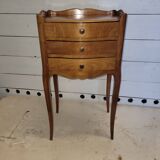 Louis XV style bedside table in cherry wood