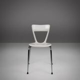 Chaise de salle à manger Gilac blanche vintage, années 1960