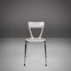 Vintage White Gilac Dining Chair, 1960s